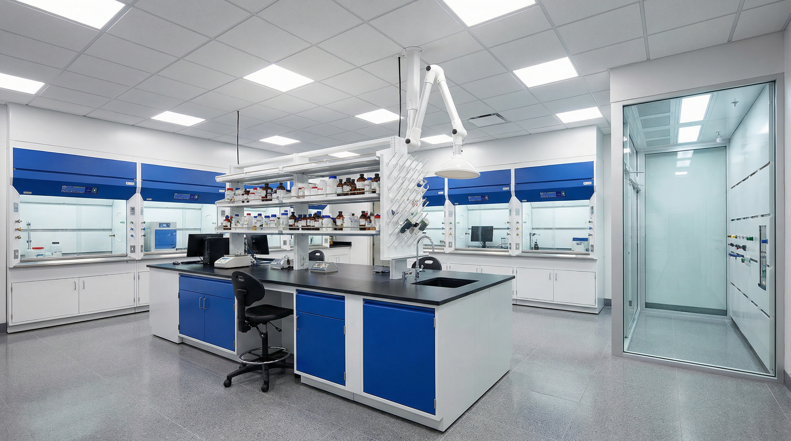 Biomedical and Diagnostic Laboratory Setup