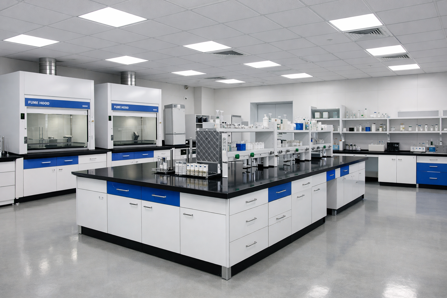 Biotechnology research laboratory modular design