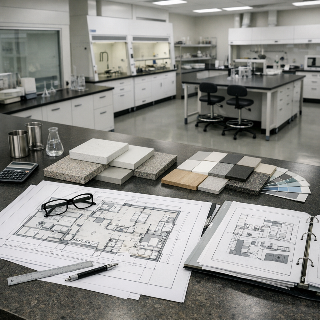 Laboratory furniture design and layout consultation